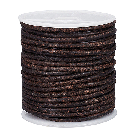 20M Round Cowhide Leather Cord WL-WH0015-01C-03-1