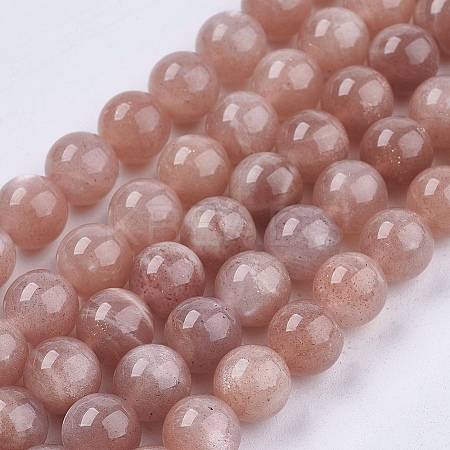 Natural Sunstone Beads Strands LS-G-J157-8mm-07-1