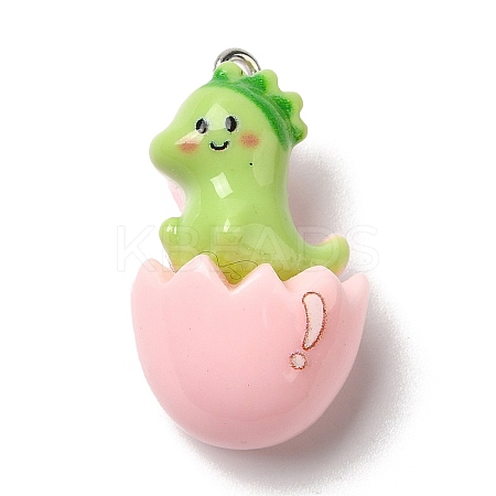 Cute Opaque Resin Pendants LS-RESI-L038-08P-03-1
