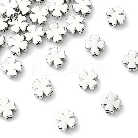 SHEGRACE Brass Clover Beads XGRPCU227-301P-1