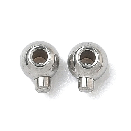 304 Stainless Steel Crimp Beads STAS-G361-02P-1