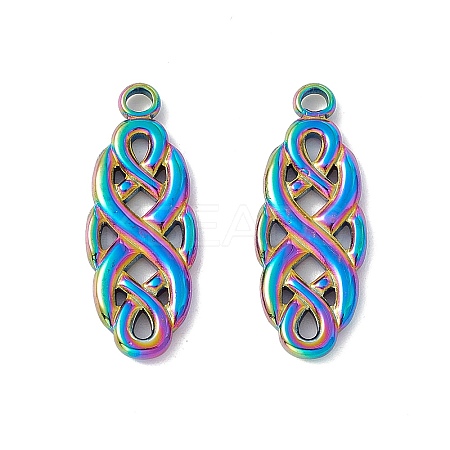 Ion Plating(IP) 201 Stainless Steel Pendants STAS-K242-11R-1