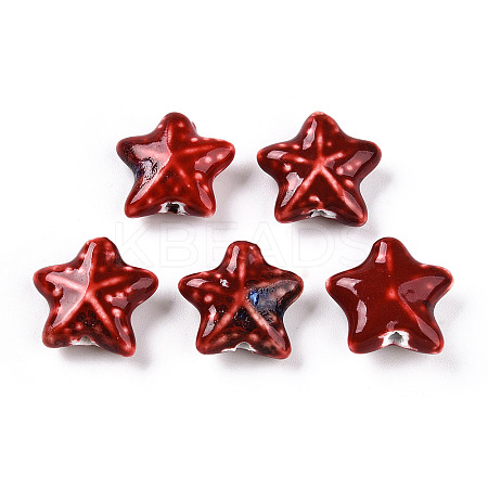 Handmade Porcelain Beads PORC-N008-09C-1