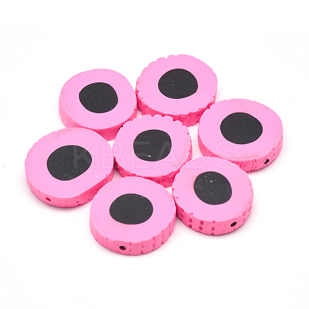 Handmade Polymer Clay Beads LS-CLAY-Q165-2-1