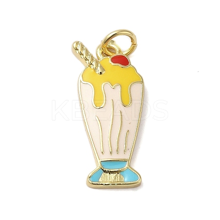 Rack Plating Brass Enamel Pendants KK-S372-03B-01-1
