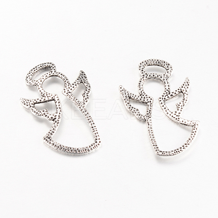 Tibetan Style Alloy Pendants LS-TIBEP-Q063-13AS-RS-1