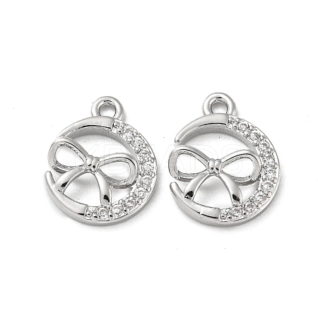 Brass Micro Pave Cubic Zirconia Charms LS-KK-H460-58P-1