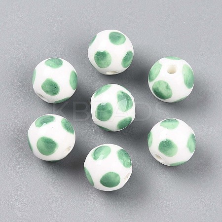 Handmade Porcelain Beads PORC-N009-04C-1