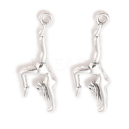 Tibetan Style Zinc Alloy Dancer Pendants LS-TIBEP-R334-283AS-RS-1