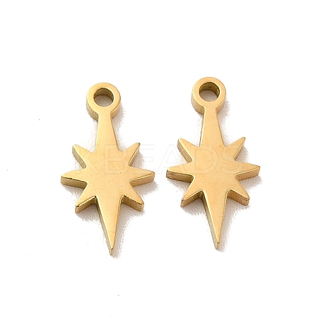 Ion Plating(IP) 304 Stainless Steel Charms STAS-F292-04G-1