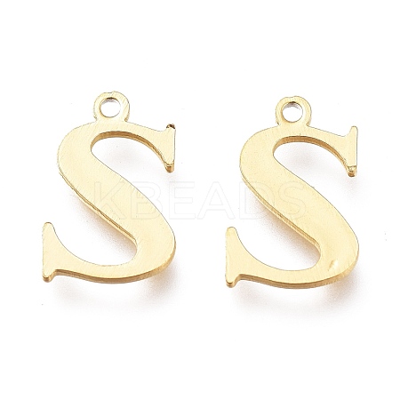 PVD Vacuum Plating  304 Stainless Steel Charms STAS-H112-S-G-1