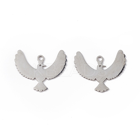 Non-Tarnish 304 Stainless Steel Pendants STAS-E186-08P-1