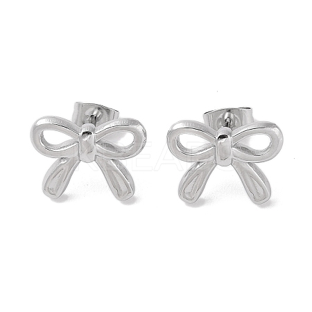 Non-Tarnish 304 Stainless Steel Stud Earrings EJEW-S227-30P-05-1