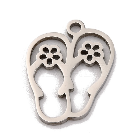 Non-Tarnish 201 Stainless Steel Pendants LS-STAS-U016-03P-1