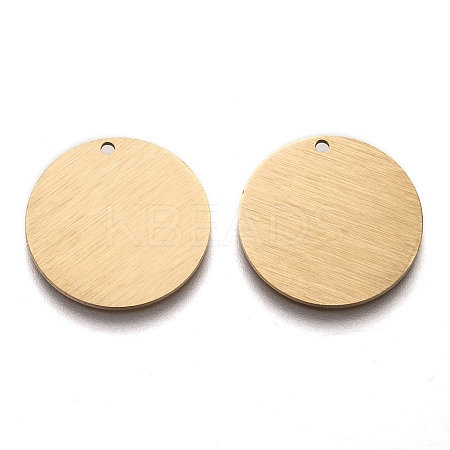 Ion Plating(IP) 304 Stainless Steel Pendants X-STAS-0133-06E-G-1