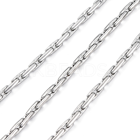 304 Stainless Steel Boston Link Chains STAS-P386-05B-P-1