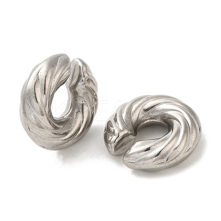 Non-Tarnish 304 Stainless Steel Ear Cuff Findings STAS-O006-07E-P-1