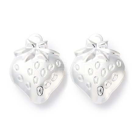 Rack Plating Iron Locket Pendants KK-F090-05S-1