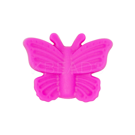 Butterfly Food Grade Eco-Friendly Silicone Focal Beads LS-SIL-CJC0009-03I-1
