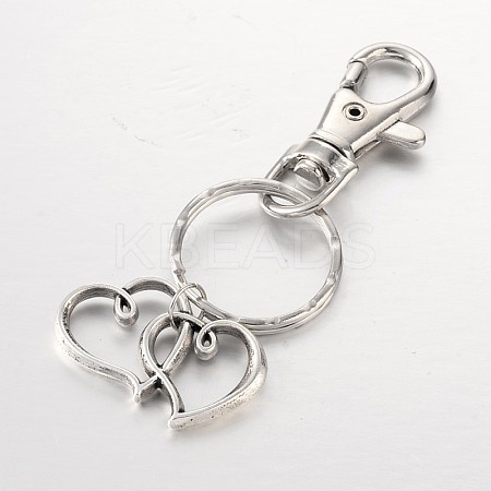 Heart to Heart Alloy Keychain X-KEYC-JKC00050-02-1