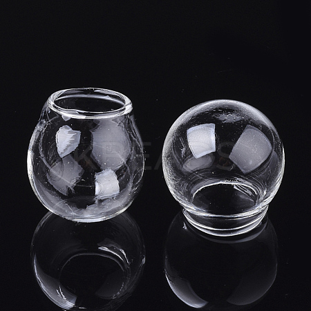 Handmade Blown Glass Globe Ball Bottles BLOW-T001-30B-1