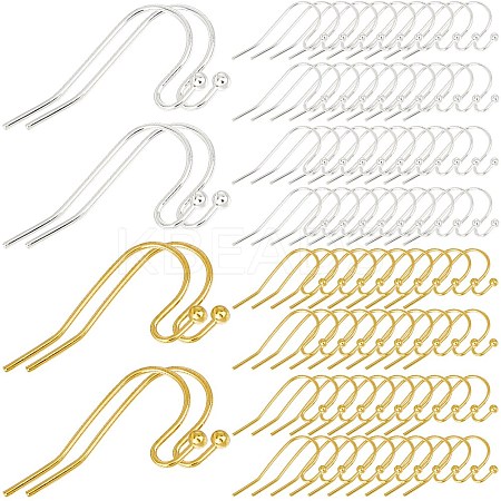 200Pcs 2 Styles 304 Stainless Steel Earring Hooks STAS-SP0001-33-1