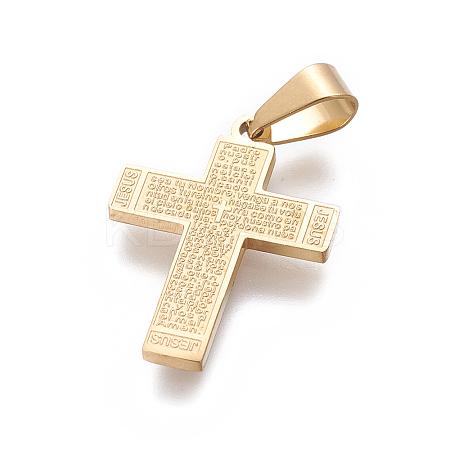 304 Stainless Steel Pendants LS-STAS-P241-08G-1