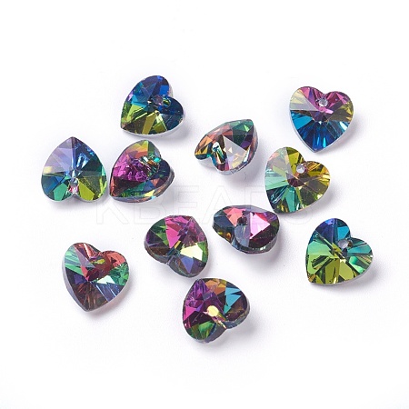 Romantic Valentines Ideas Glass Charms G030V10mm-20-1