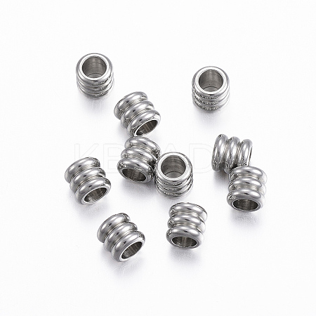 Tarnish Resistant 304 Stainless Steel Spacer Beads LS-X-STAS-H376-58-1