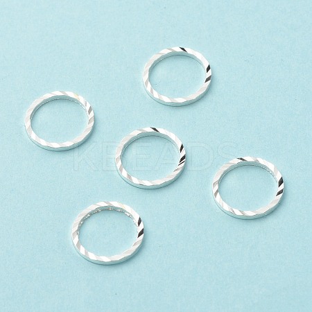 Brass Linking Rings KK-F831-018C-S-RS-1