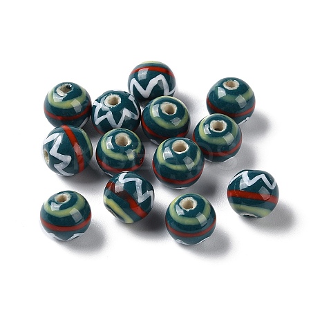 Handmade Porcelain Beads PORC-G011-02D-1