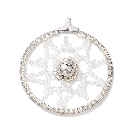Glass Pendants PALLOY-MZ00229-02-1
