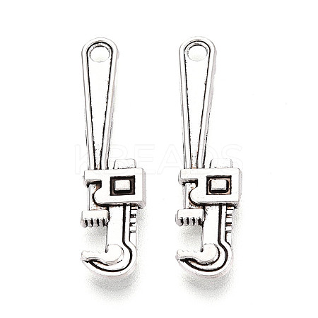 Tibetan Style Alloy Pendants TIBE-N014-25AS-1