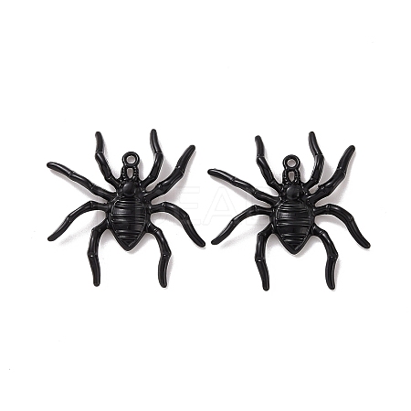 Rack Plating Alloy Halloween Style Pandants PALLOY-O109-43EB-1