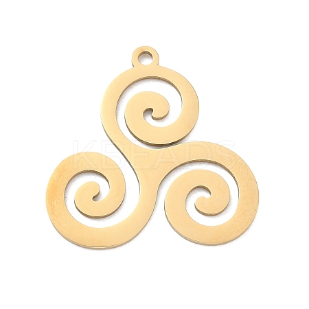 201 Stainless Steel Pendants STAS-I359-05G-1