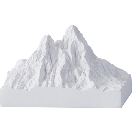 Gesso Mountain Statue Ornaments AJEW-WH0505-66B-1
