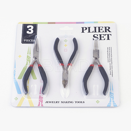 45# Carbon Steel DIY Jewelry Tool Sets: Round Nose Pliers PT-R007-07-1