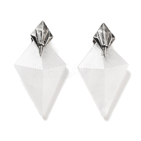 Natural Quartz Crystal Pendants G-K338-10AS-06-1