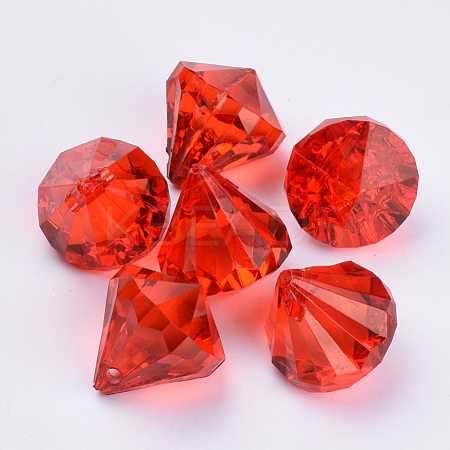Transparent Acrylic Pendants TACR-Q260-D-V12-1
