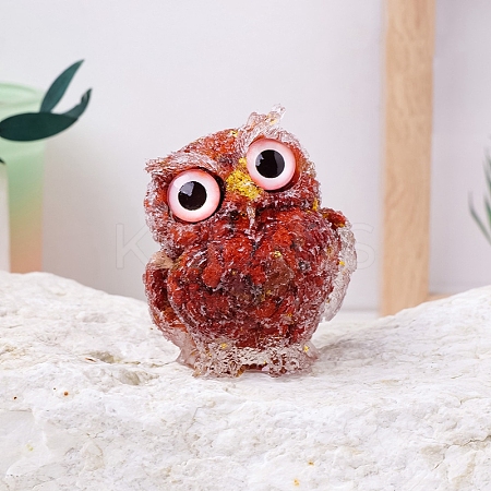 Resin Owl Display Decoration PW-WG50315-04-1