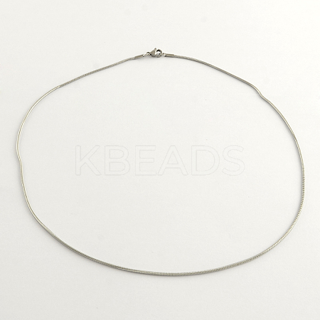 304 Stainless Steel Chain Necklaces NJEW-R223-09-1