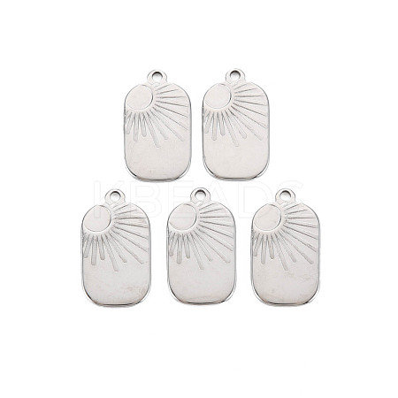 Non-Tarnish 201 Stainless Steel Pendants STAS-S119-147P-1
