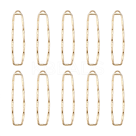 10Pcs Alloy Open Back Bezel Big Pendants PALLOY-TAG0001-01-1