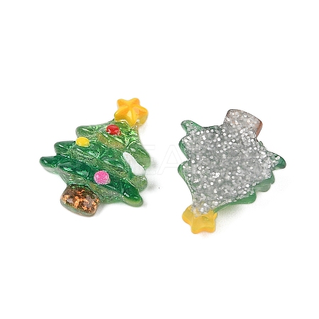 Christmas Series Cute Transparent Resin Decoden Cabochons RESI-S03-03A-1