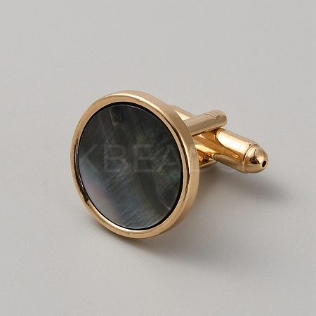 Natural Abalone Shell Cufflinks for Men FIND-WH0110-736G-02-1
