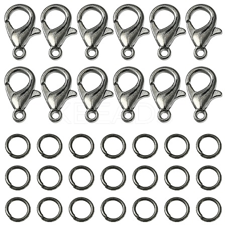 50Pcs Zinc Alloy Lobster Claw Clasps FIND-YW0003-98B-1