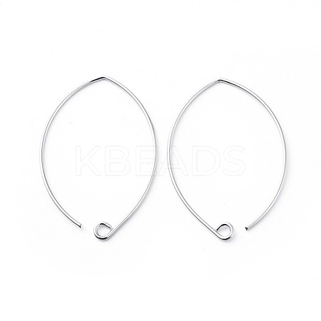 Brass Earring Hooks X-KK-C1541-1-1
