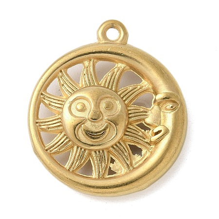 304 Stainless Steel Pendants STAS-L277-02A-G-1