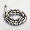 Electroplate Non-magnetic Synthetic Hematite Beads Strands G-J208F-06-2