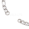3Pcs 3 Styles 304 Stainless Steel Chain Bracelet Making AJEW-JB01411-3